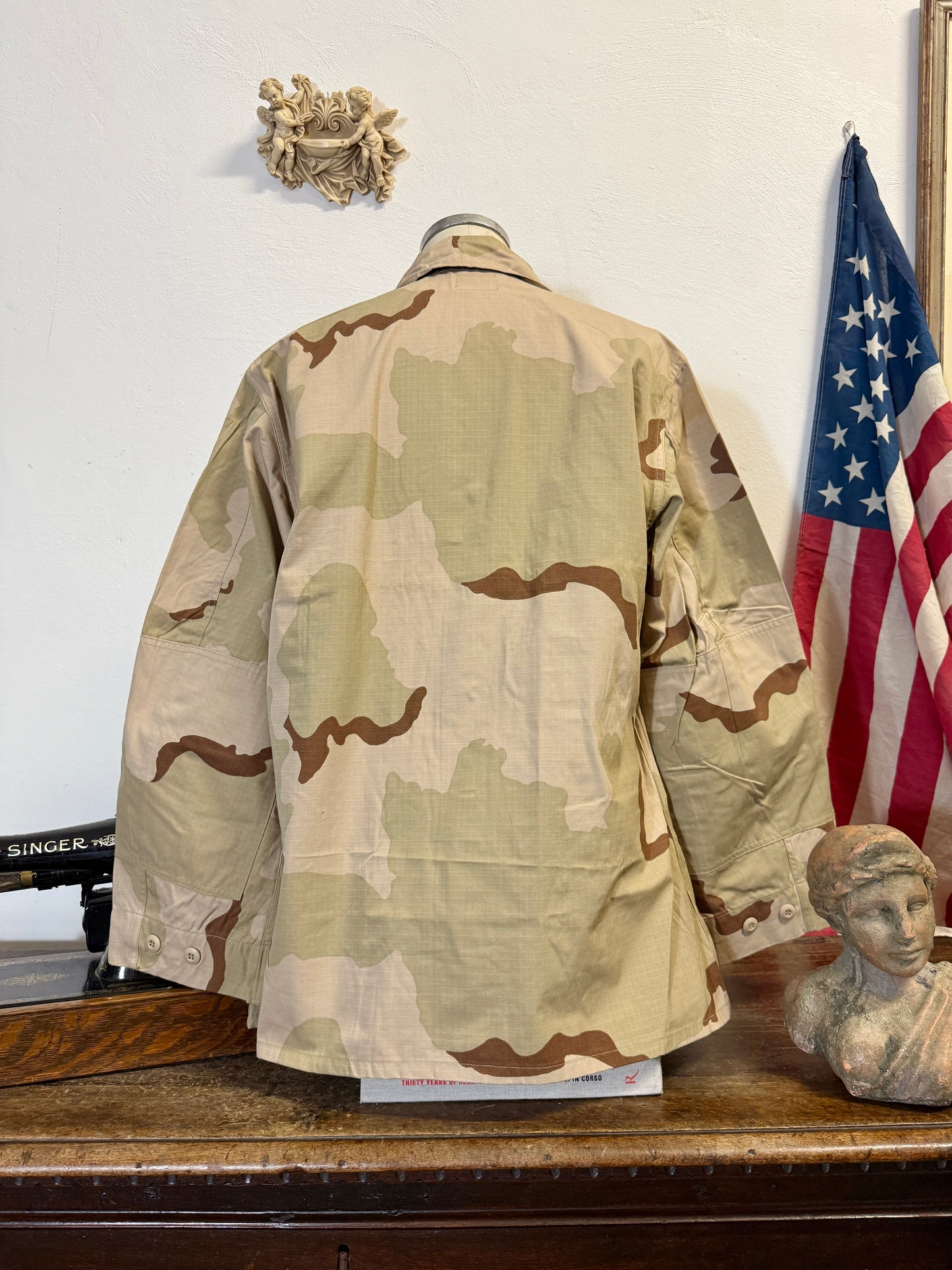Deadstock BDU Camo Jacket Rip Stop US Army –  “XXL”