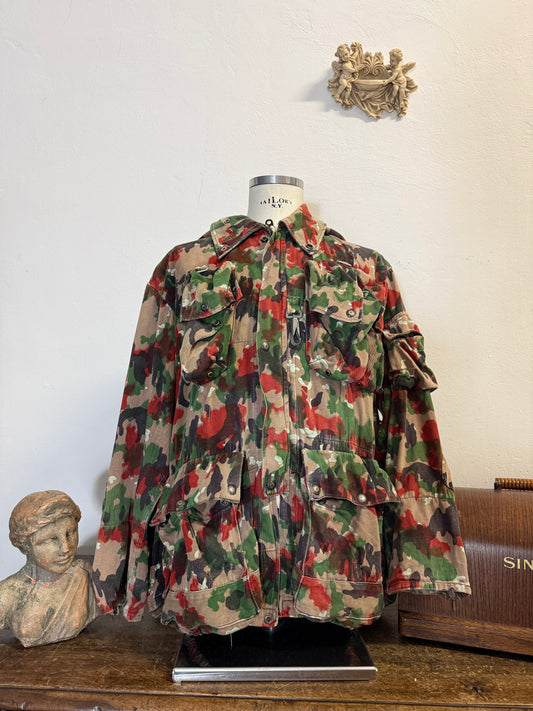 Vintage Swiss Army Camo Jacket M70 “L/XL”