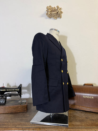 Vintage 90’s Italian Navy Double Breasted Jacket “S”