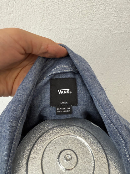 Chambray Shirt Vans “L”