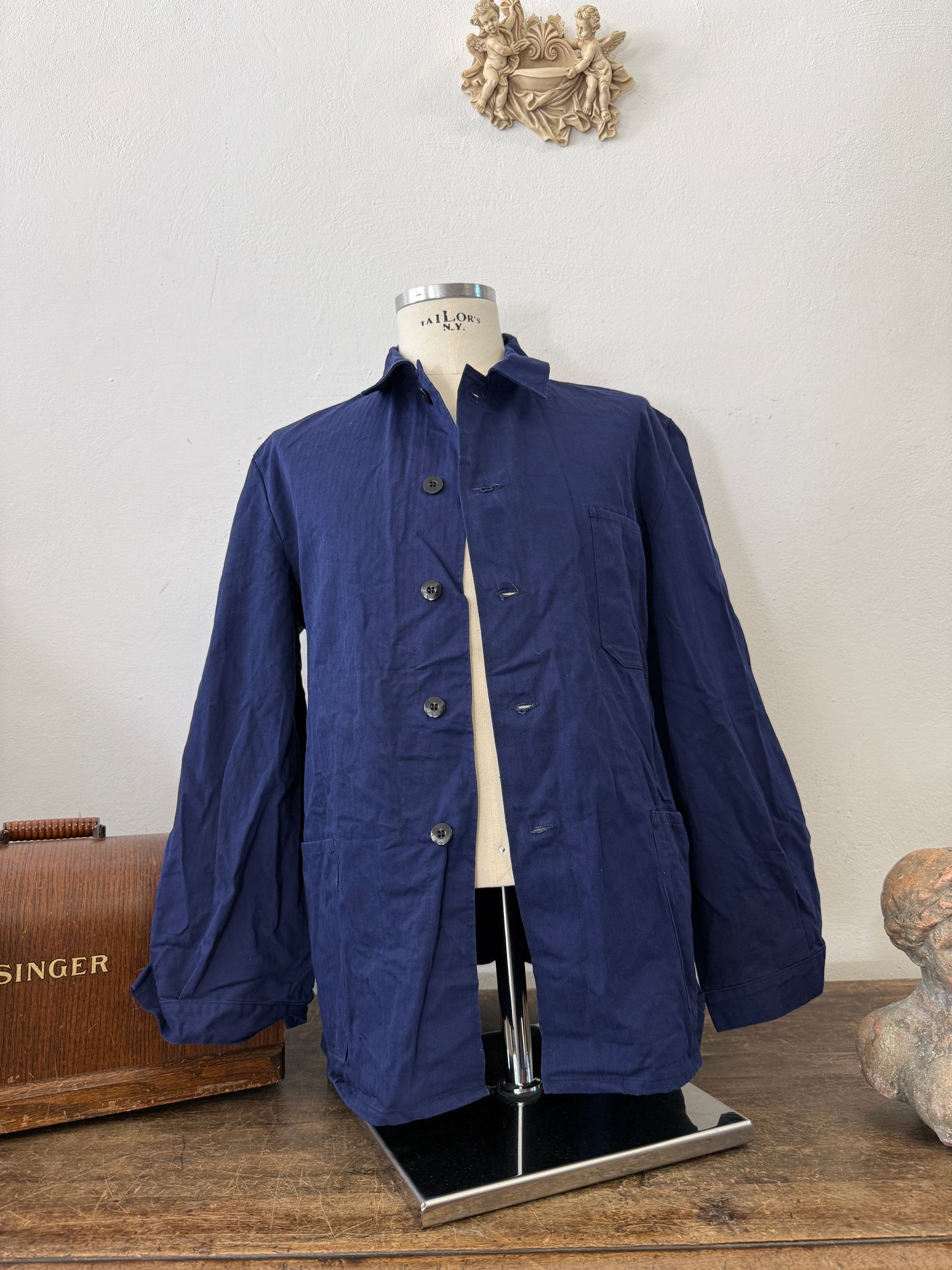 Vintage 90’s German Army Work Jacket HBT “L”