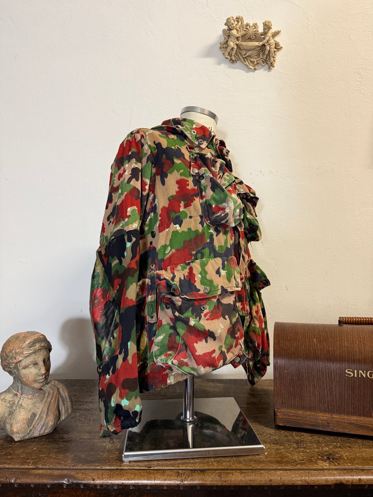 Vintage Swiss Army Camo Jacket M70 “L/XL”