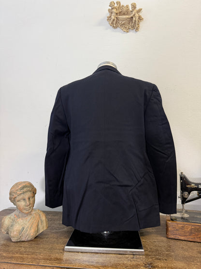 Vintage Italian Navy Double Breasted Jacket “L”