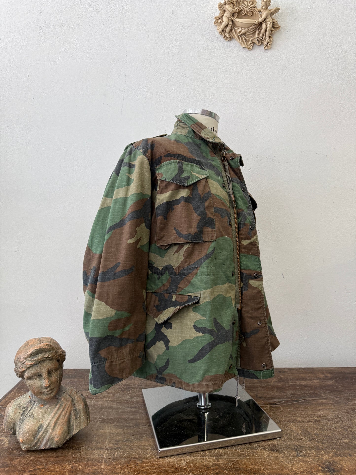 Vintage Woodland Field Jacket M65 Us Army “S”