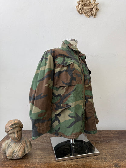 Vintage Woodland Field Jacket M65 Us Army “S”
