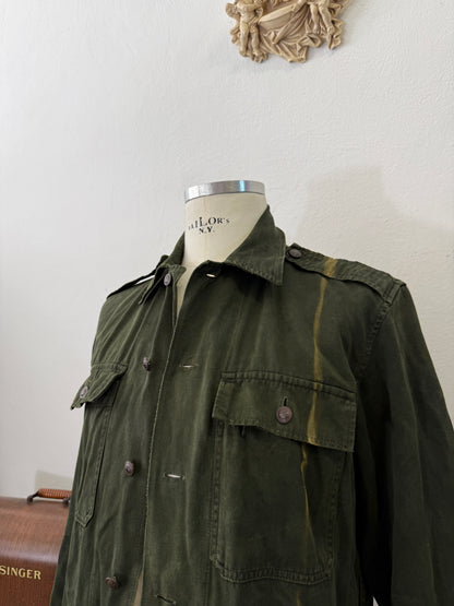 Vintage 80’s Faded Hungarian Army Shirt “M/L”