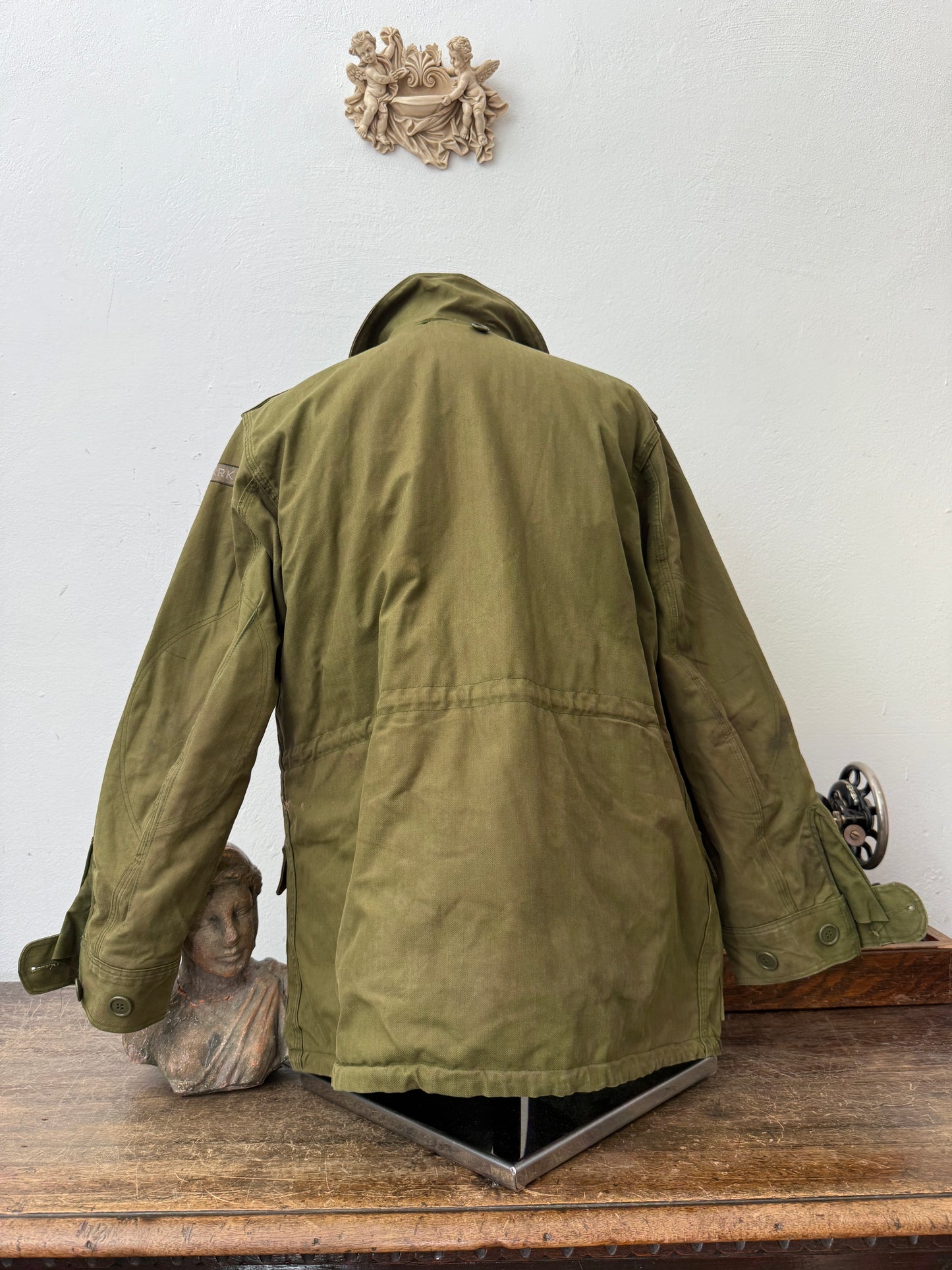 Vintage Danish Army Jacket HBT “M/L”