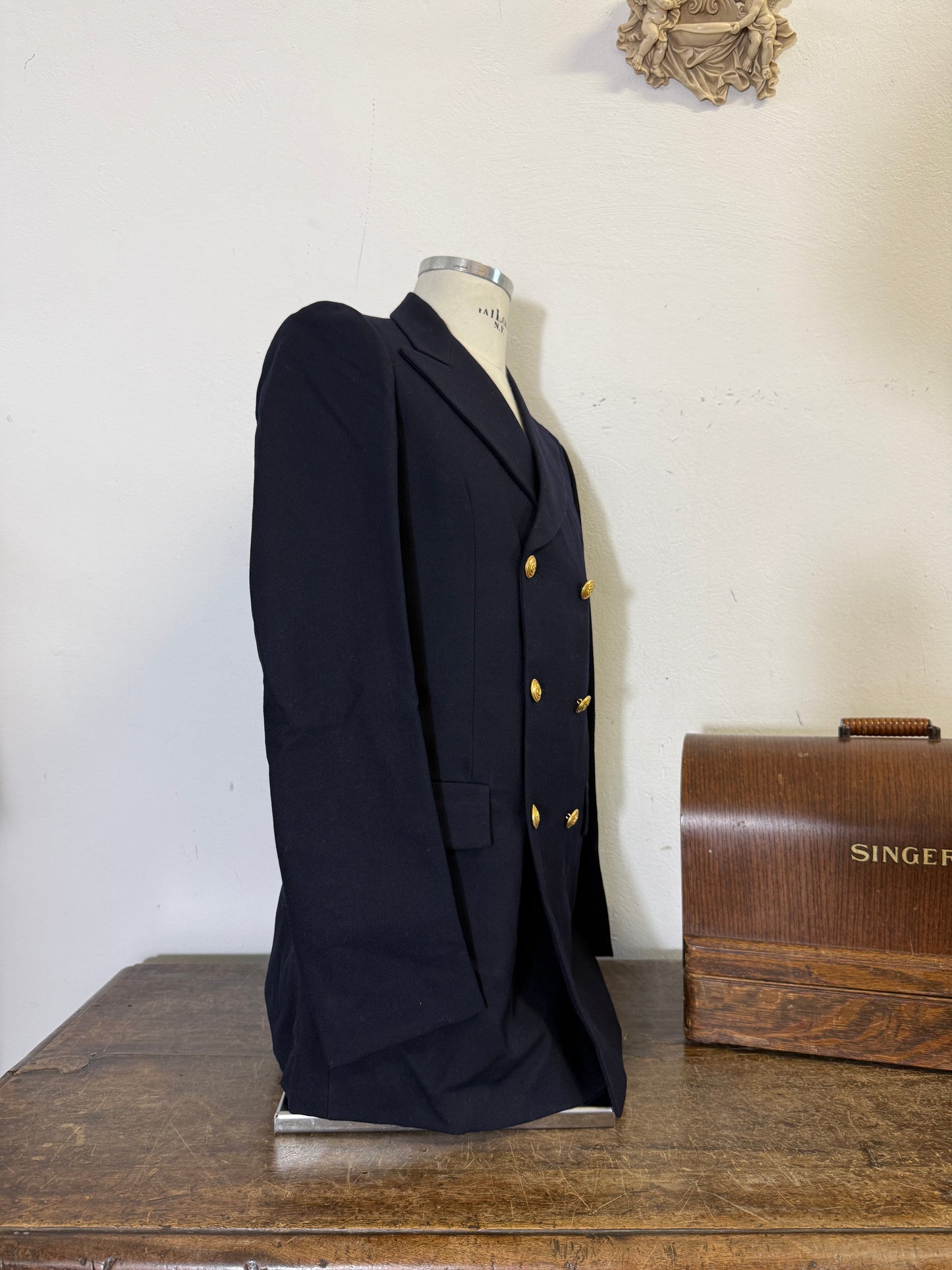 Vintage 00’s Italian Navy Double Breasted Jacket “M/L”