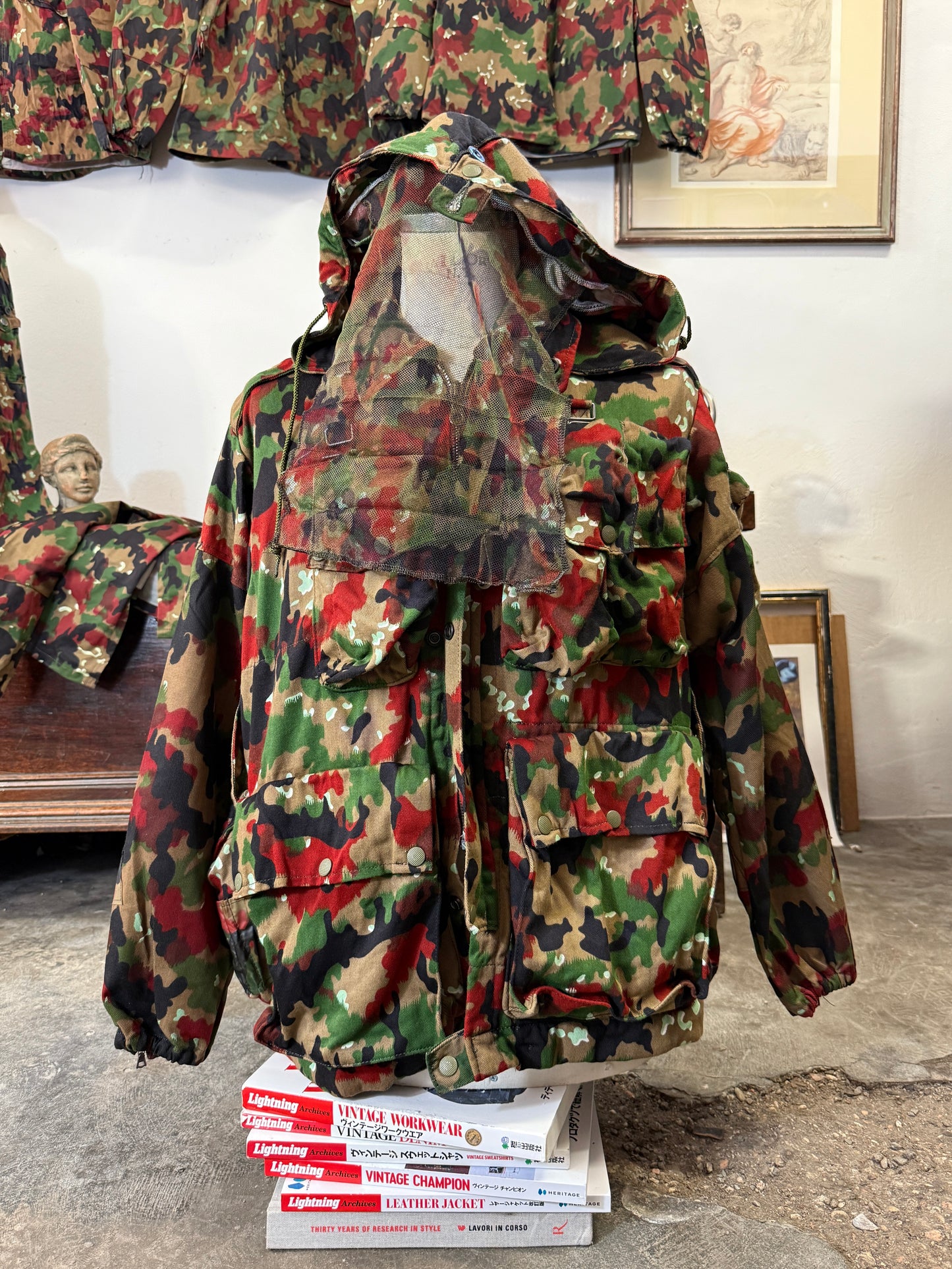 Vintage Swiss Army Camo Jacket M70 “L”