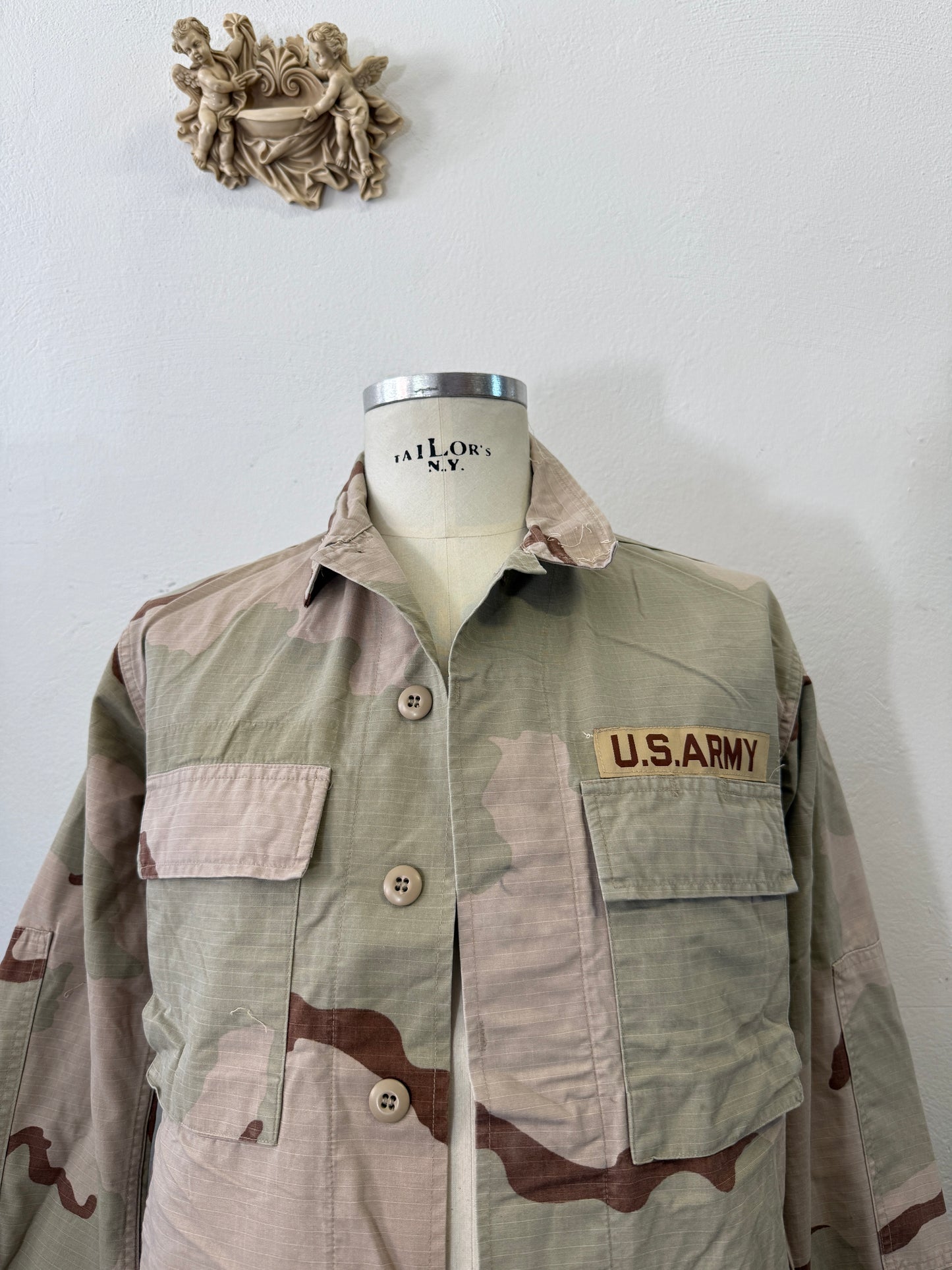 Vintage BDU Camo Jacket Ripstop US Army “M”