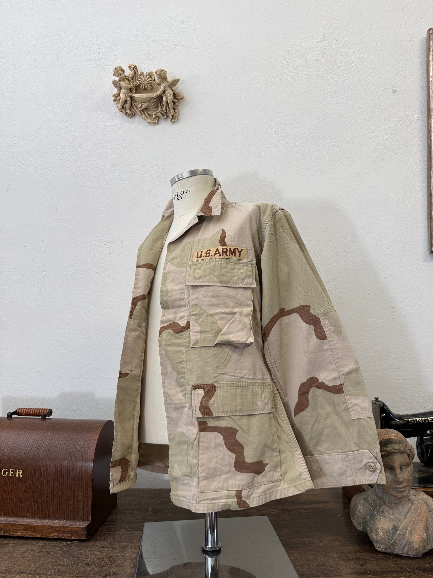 Vintage BDU Camo Jacket Ripstop US Army “S”