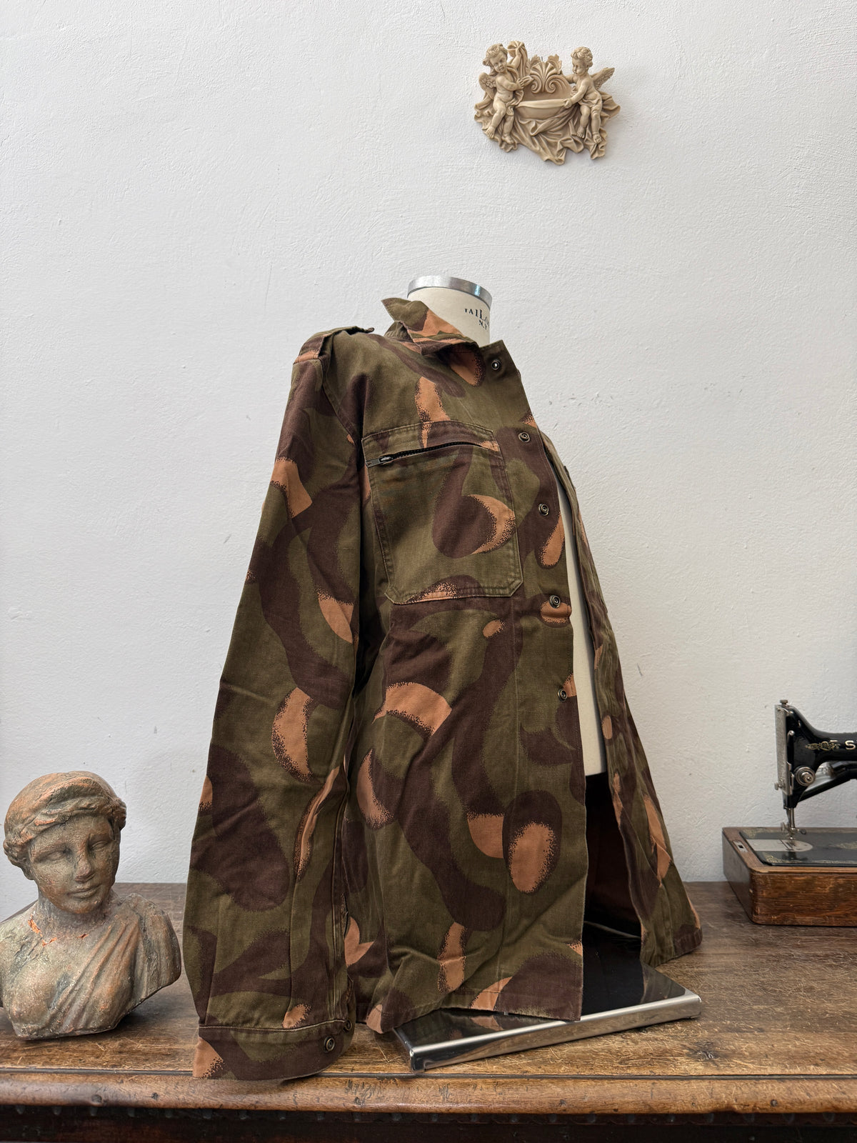 Vintage Hungarian Army Camo Jacket “XL”