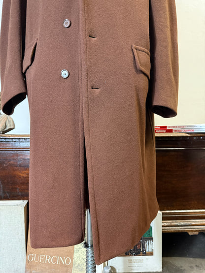 Deadstock Brown Wool Coat “XL”