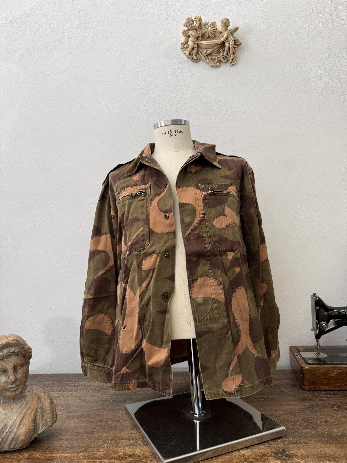 Vintage Hungarian Army Camo Jacket “M/L”