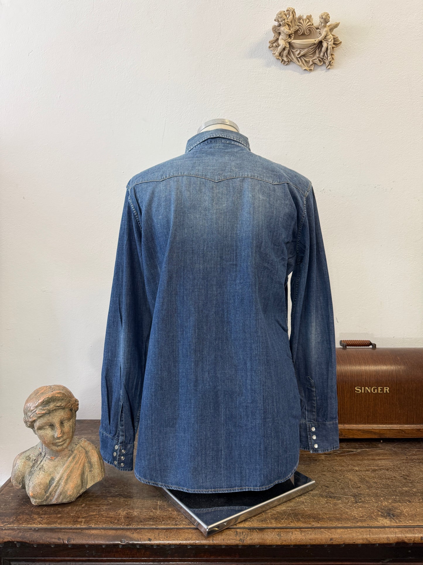 Western “Jeckerson” Denim Shirt - S, M, L