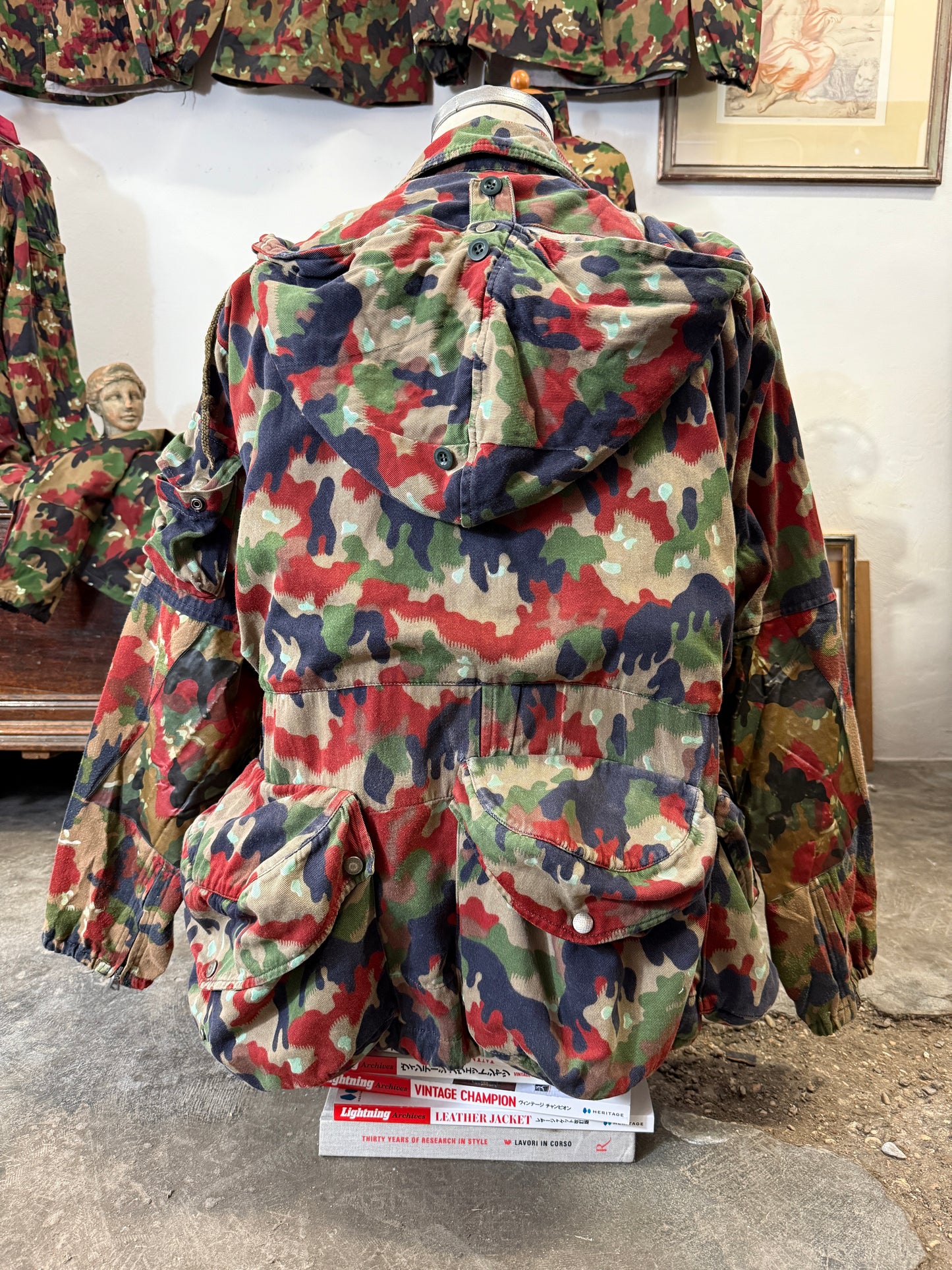 Vintage Swiss Army Camo Jacket M70 “XL”