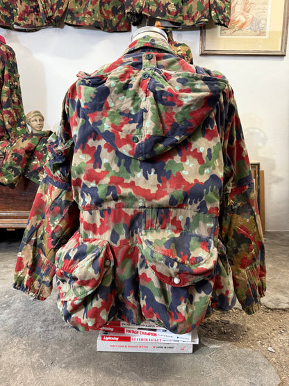 Vintage Swiss Army Camo Jacket M70 “XL”
