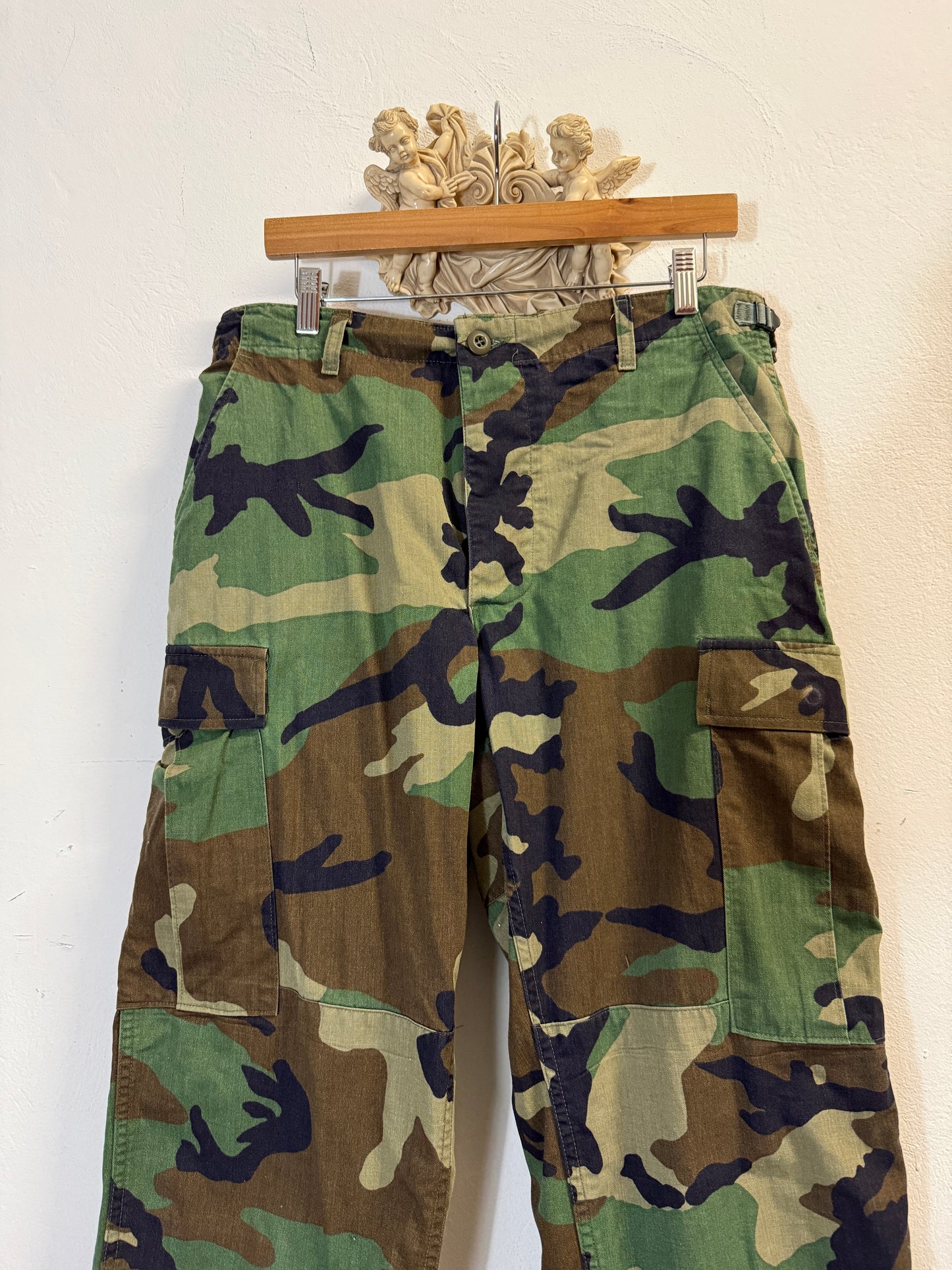 Vintage Woodland Camo Cargo Pants Us Army “W33”