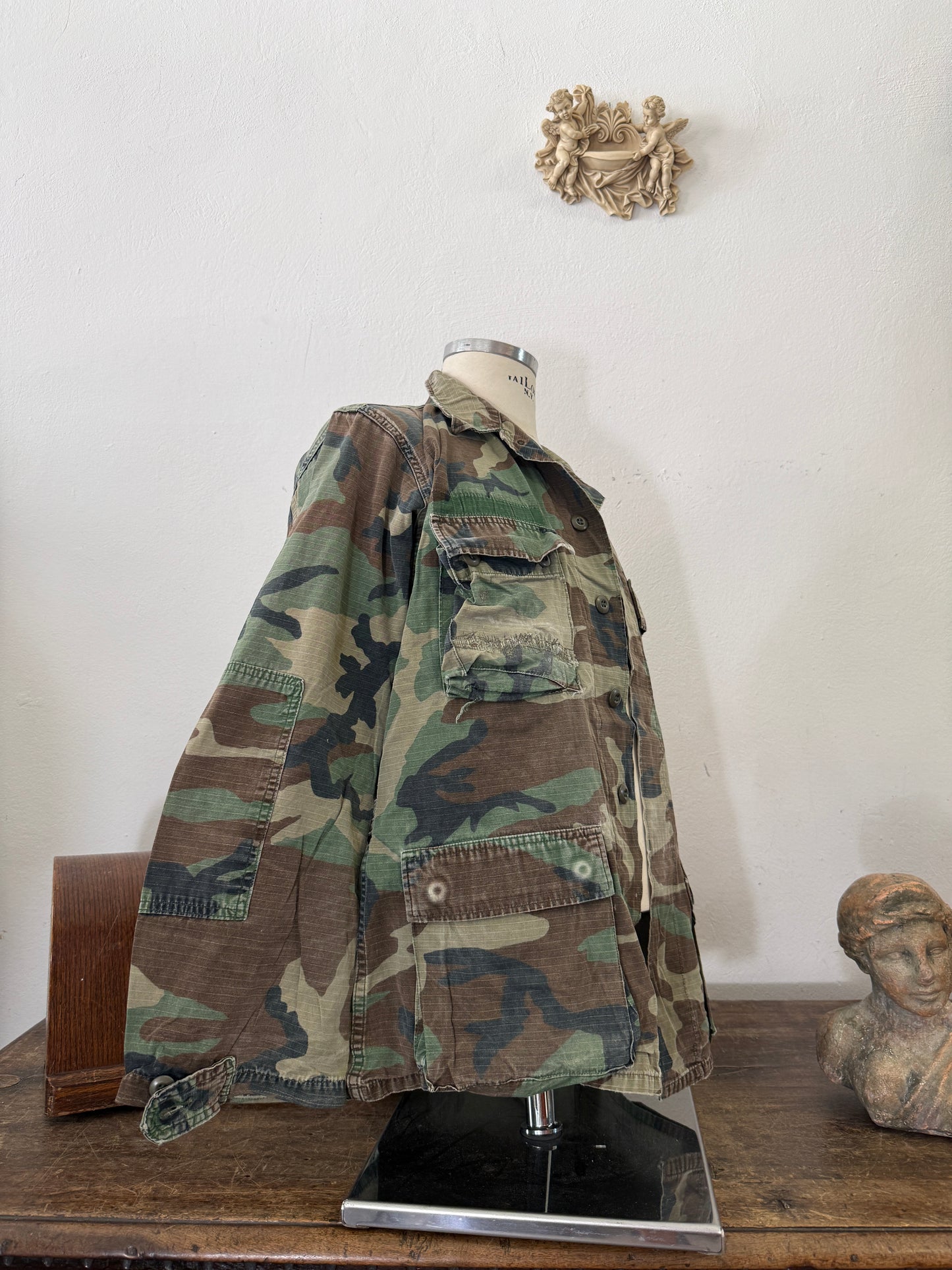 Vintage Ripstop Woodland Us Army Jacket “L”