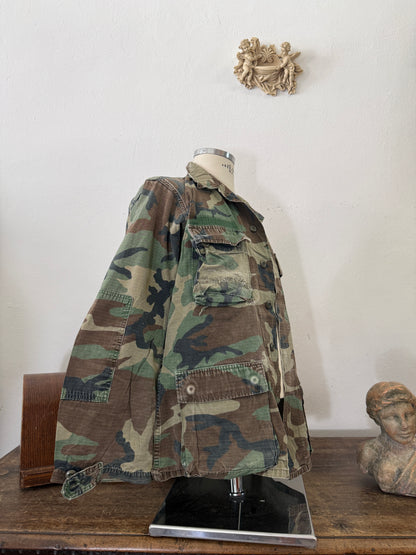 Vintage Ripstop Woodland Us Army Jacket “L”