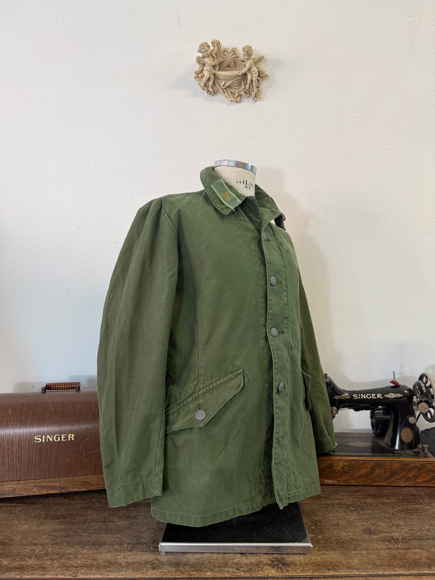 Vintage 70’s Swedish Army Jacket “L”