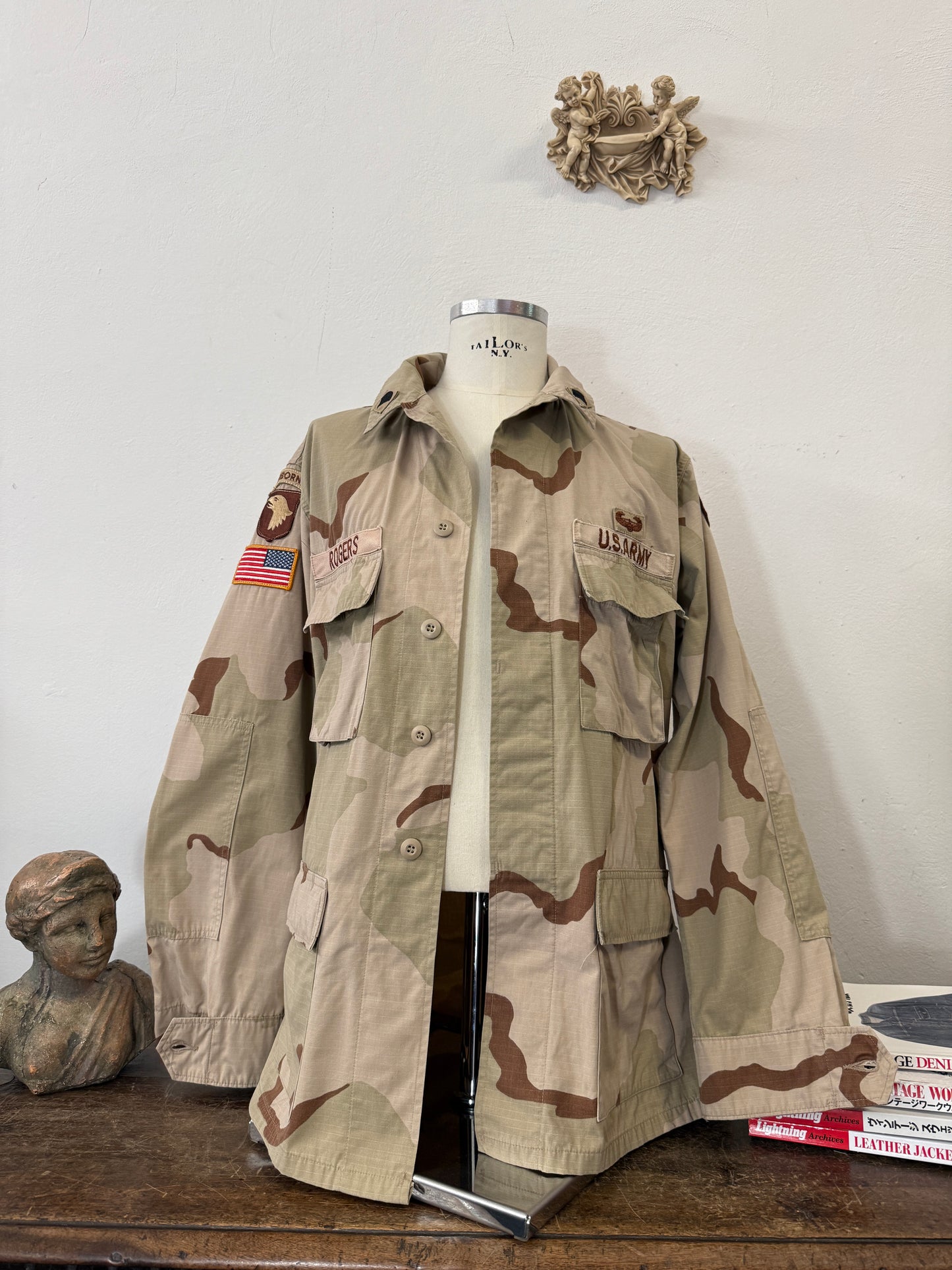 Vintage Us Army Desert Camo Jacket Rip Stop“XL”