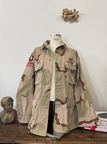 Vintage Us Army Desert Camo Jacket Rip Stop“XL”