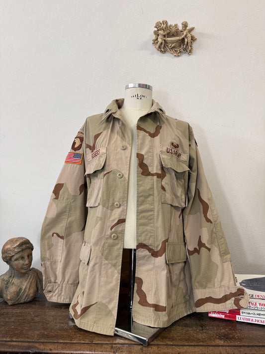 Vintage Us Army Desert Camo Jacket Rip Stop“XL”