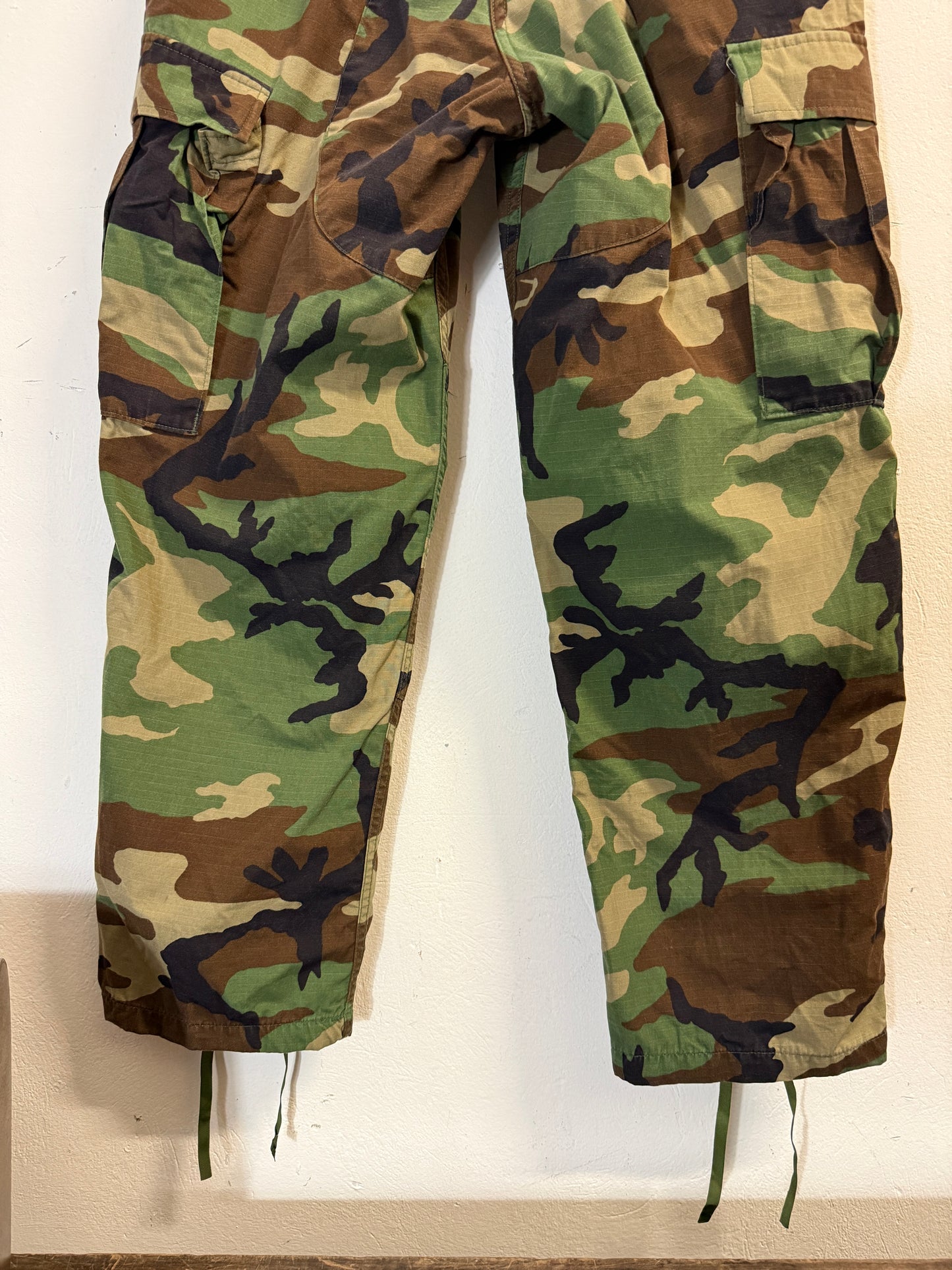 Vintage Woodland Camo Cargo Pants Us Army Rip Stop “W34”