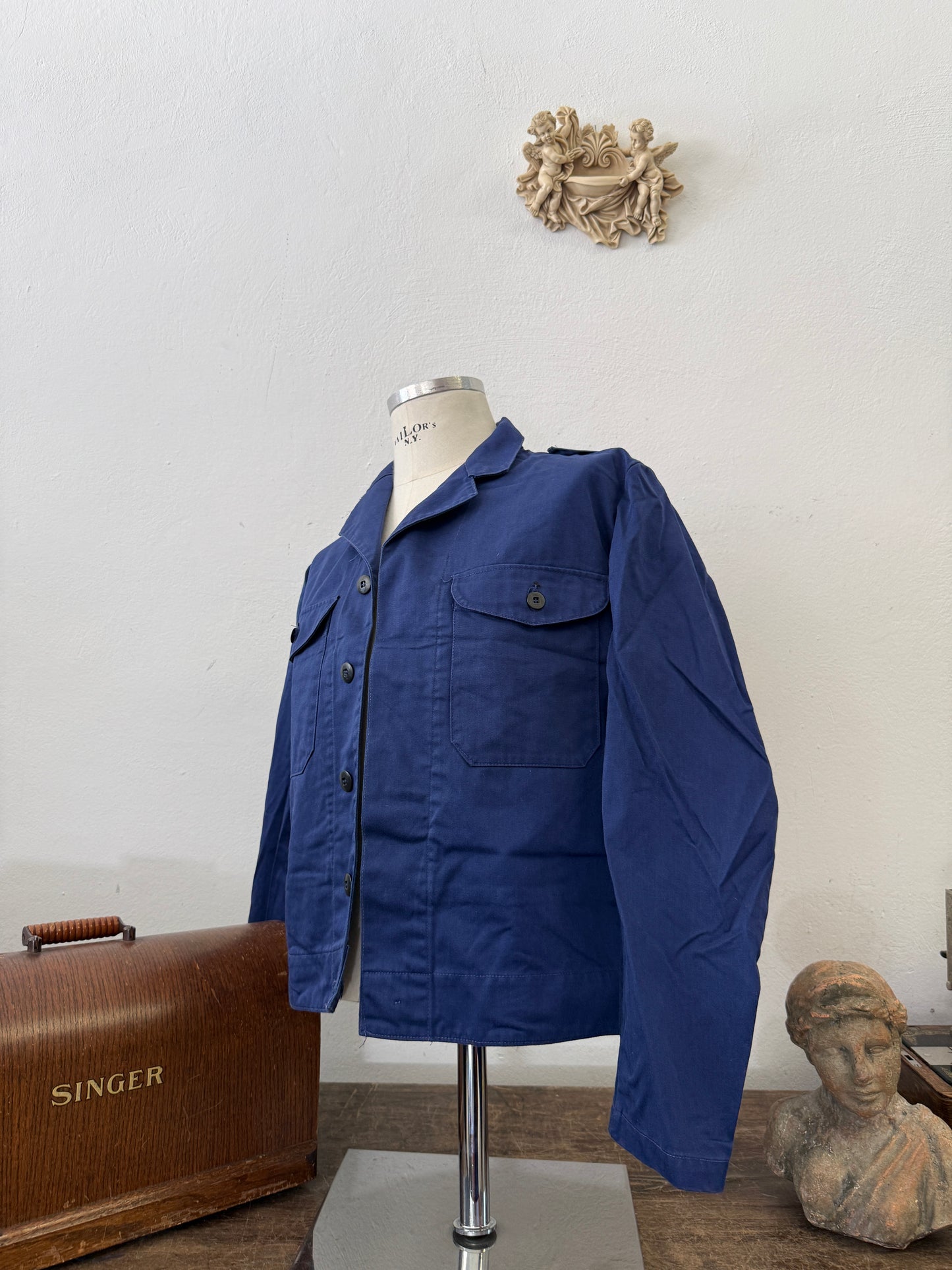 Vintage 80’s Swedish Army Work Jacket “S/M”