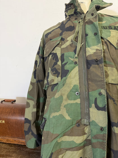 Vintage Woodland Field Jacket M65 Us Army “M/L”