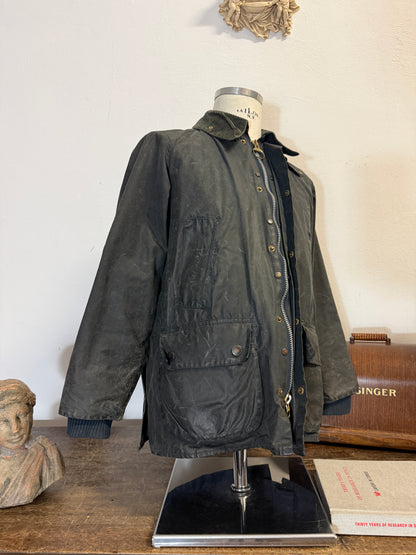Vintage Barbour Bedale Jacket With Mending “S”
