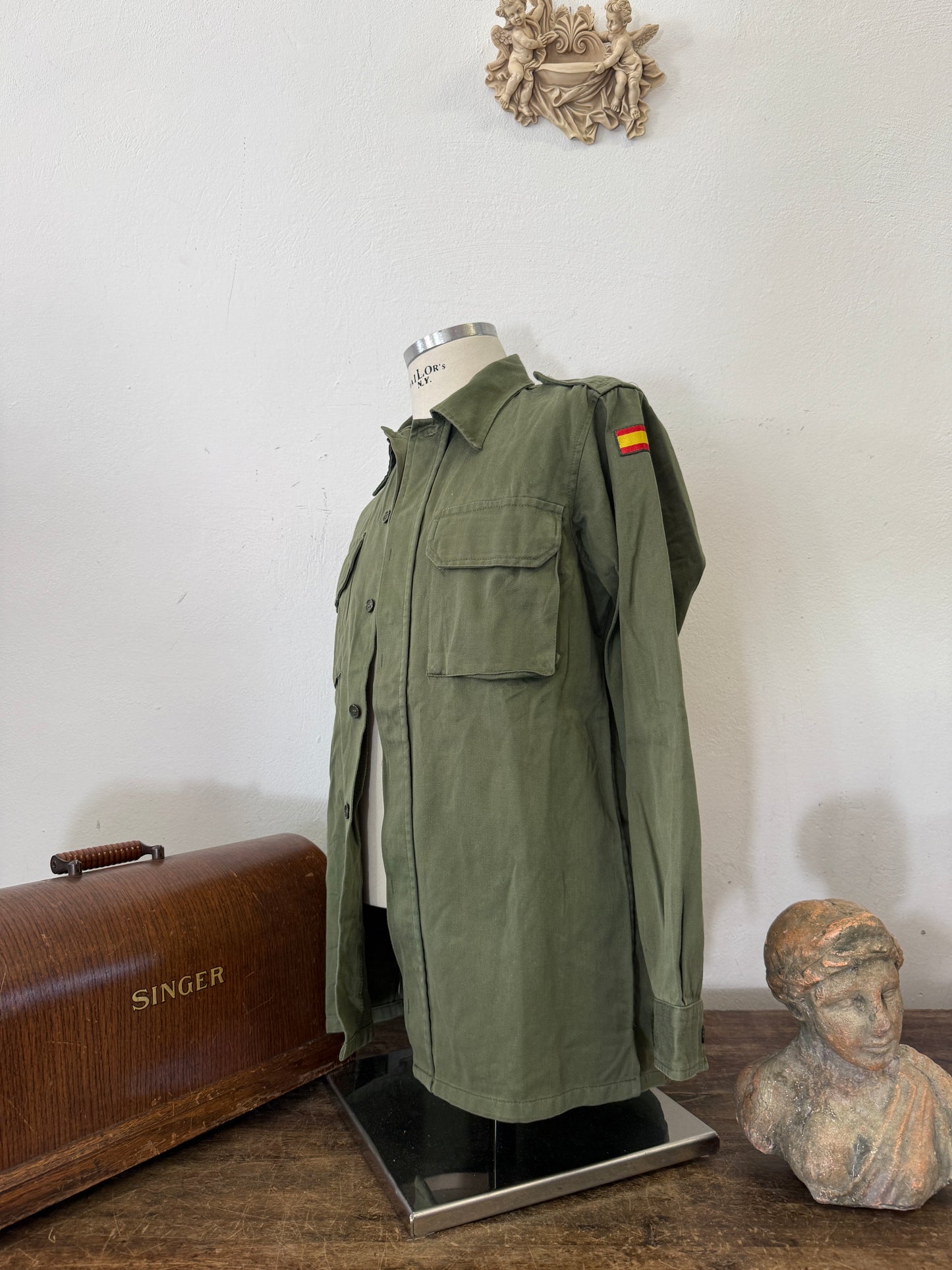 Vintage Spanish Army Shirt “M”
