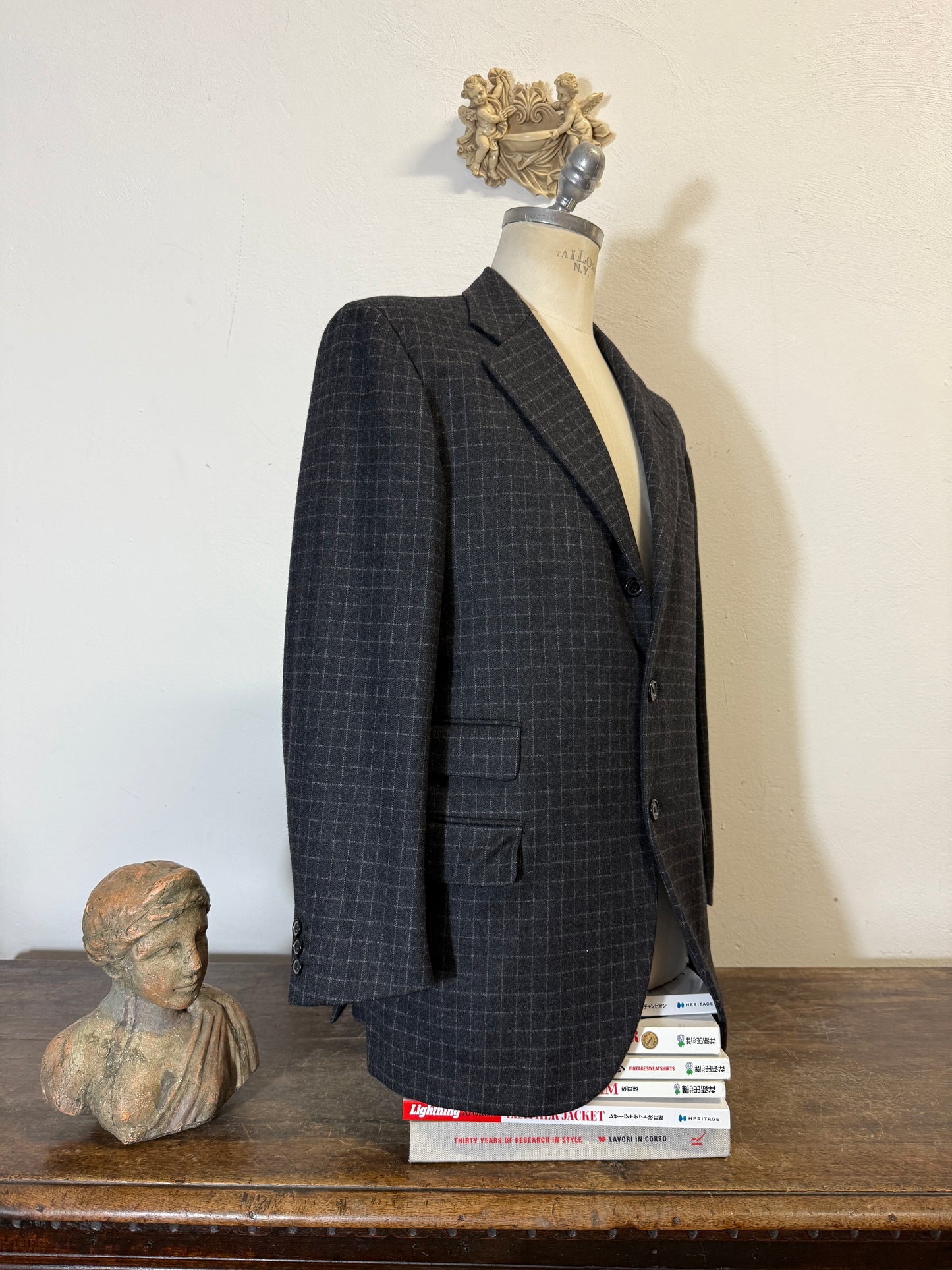 Vintage Grid Blazer “M”