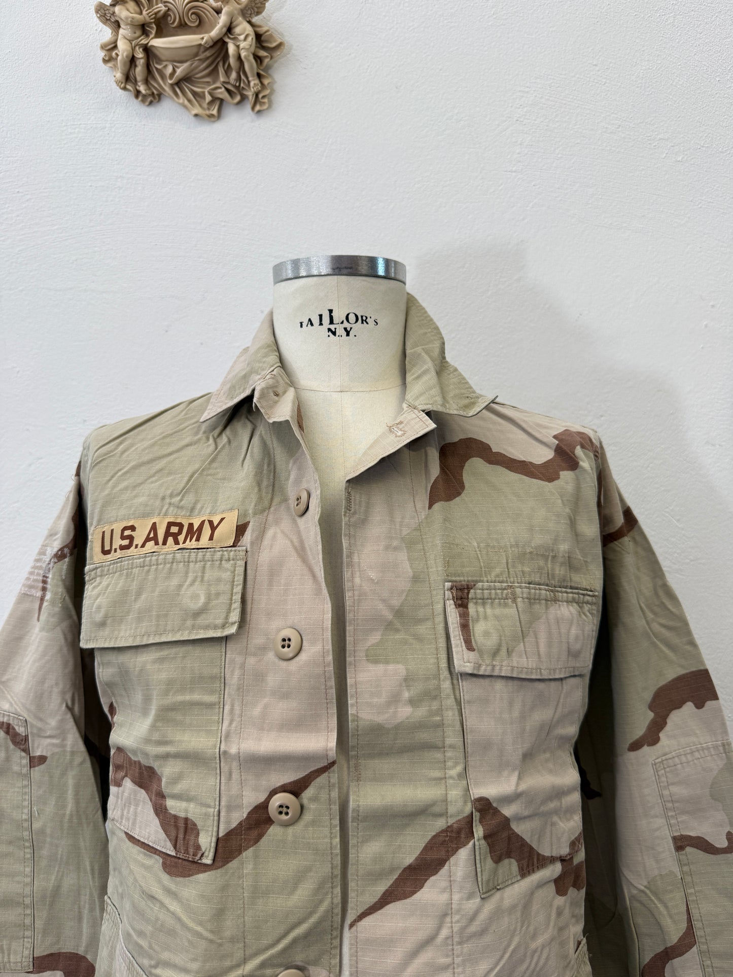 Vintage BDU Camo Jacket Ripstop US Army “S”