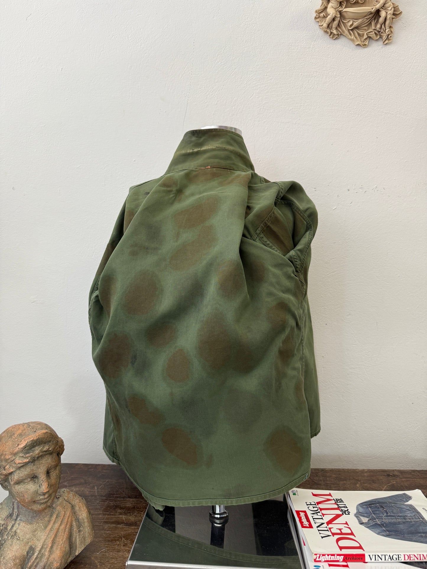 Vintage Camo Shirt Us Army Vietnam - Custom “L”