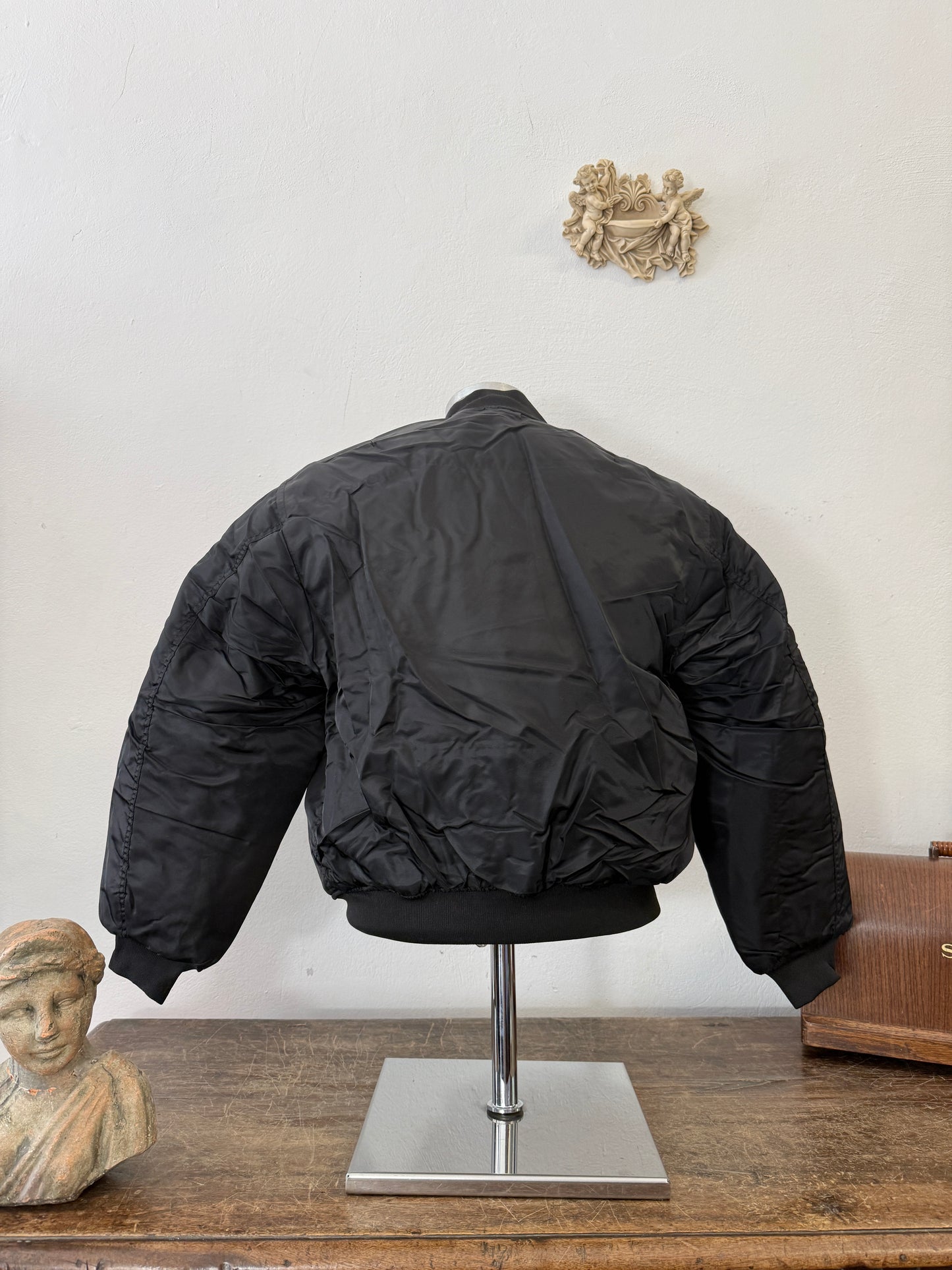Black Bomber Jacket MA1