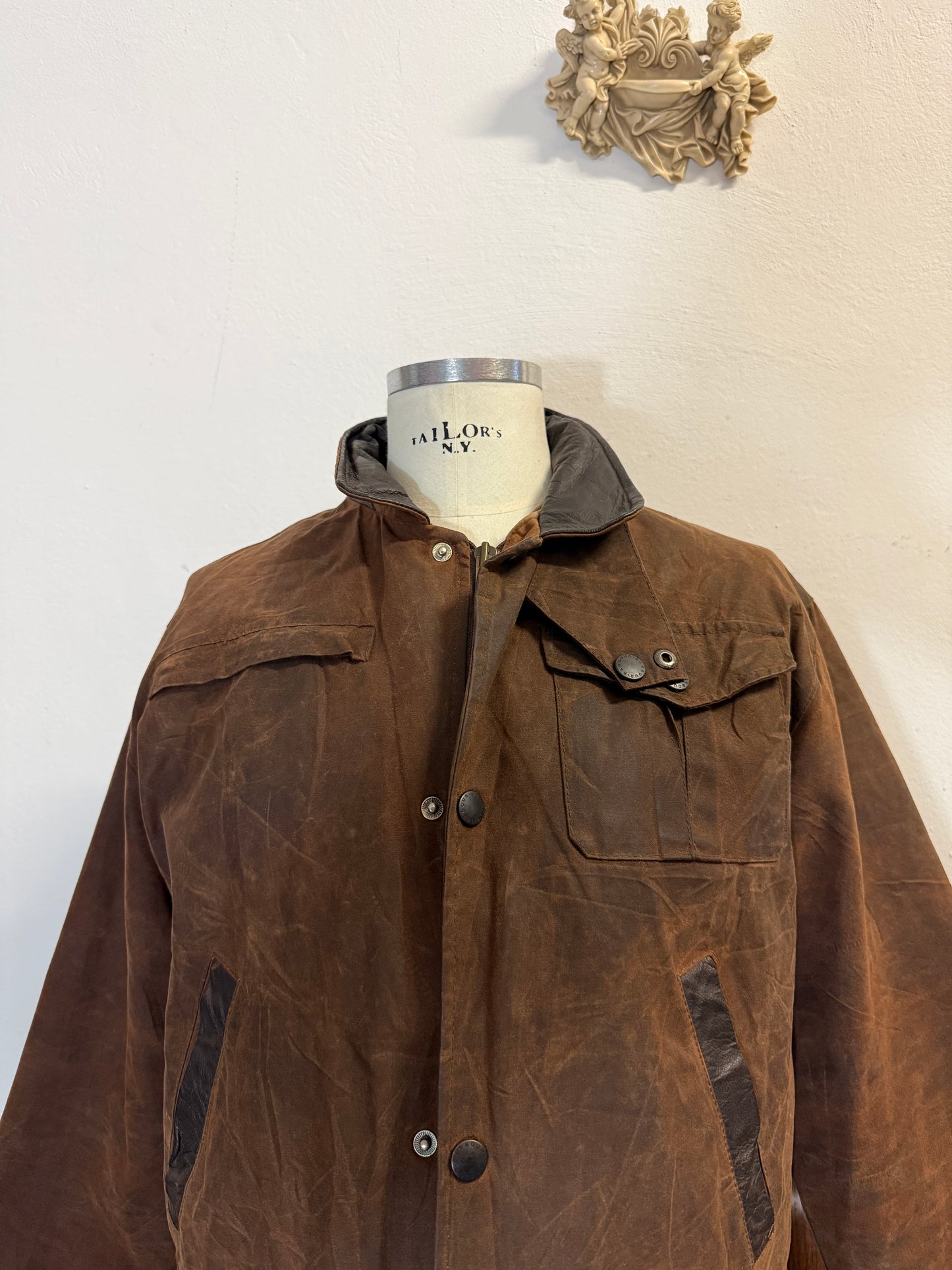 Vintage Barbour Bushman Jacket  “S”