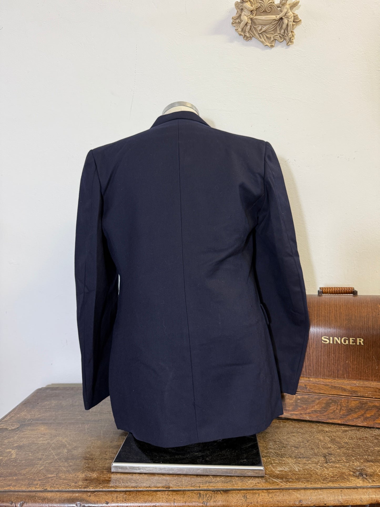 Vintage 00’s Italian Navy Double Breasted Jacket “L”