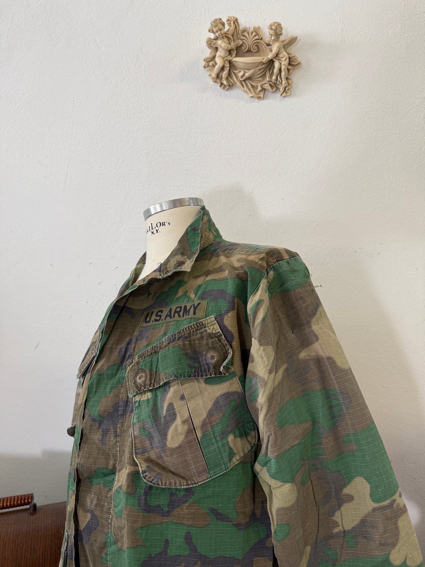 Vintage Jungle Jacket ERDL Us Army “M”