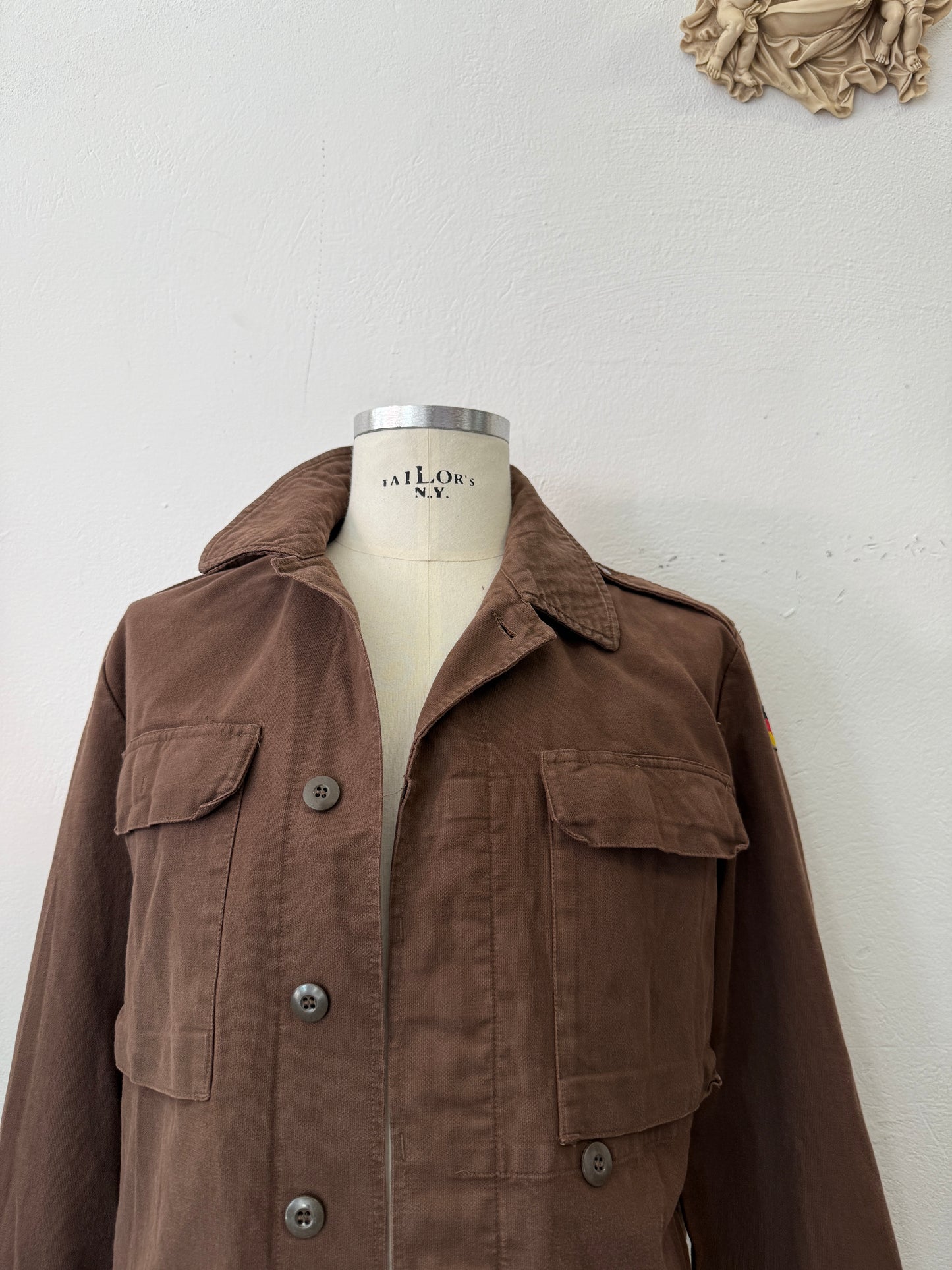 Vintage Moleskin German Army Jacket “S/M”