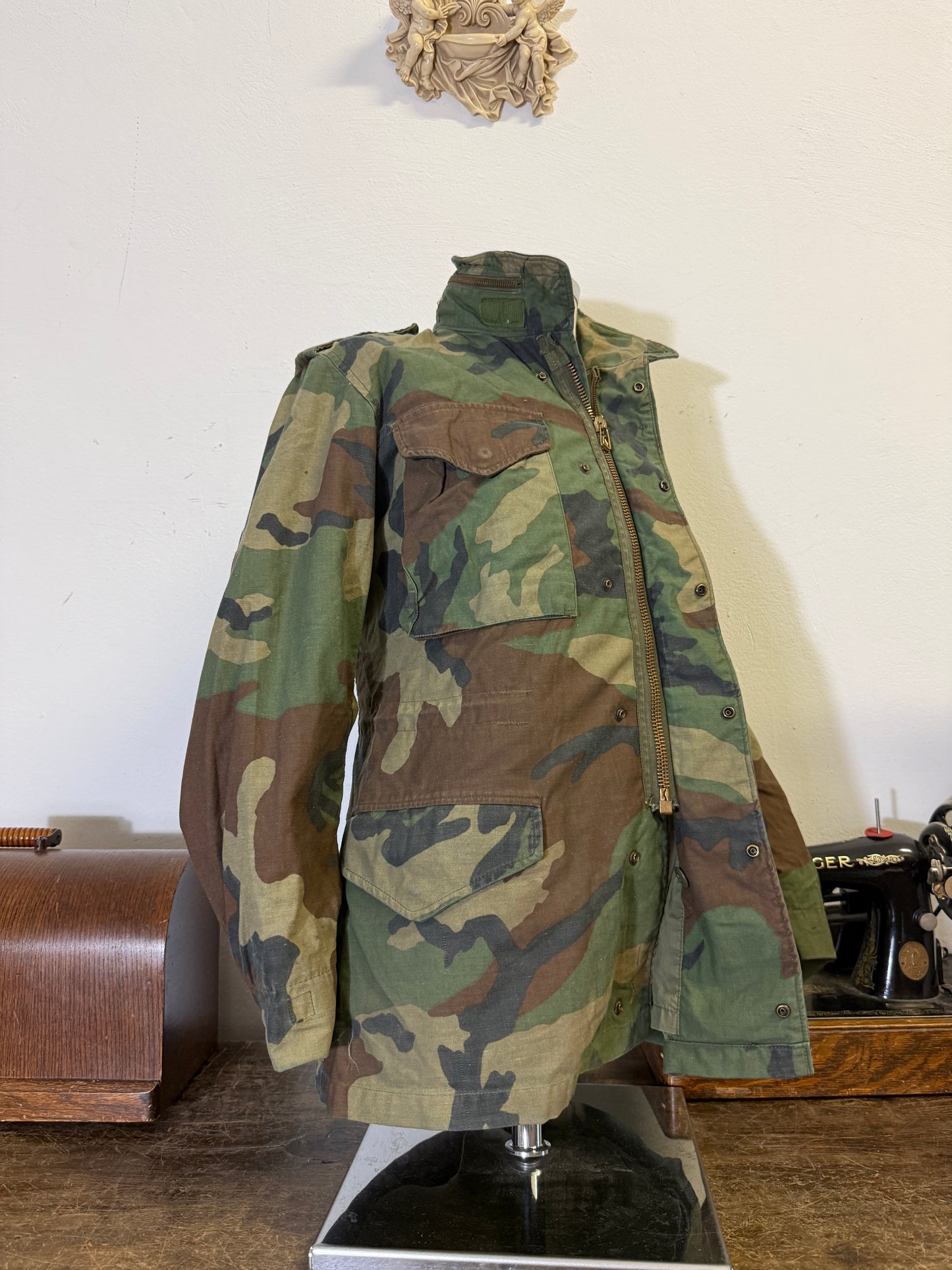 Vintage Woodland Field Jacket M65 Us Army “XS/S”