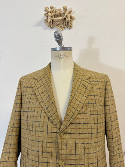 Vintage Checkered Canali Wool/Cachemire Jacket “M”