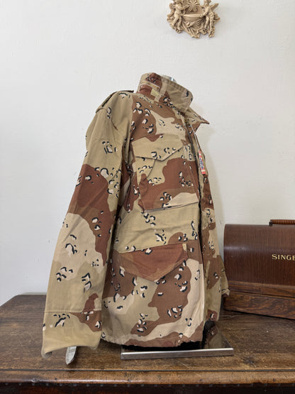 Desert Camo Field Jacket M65 Made in Usa “XL”