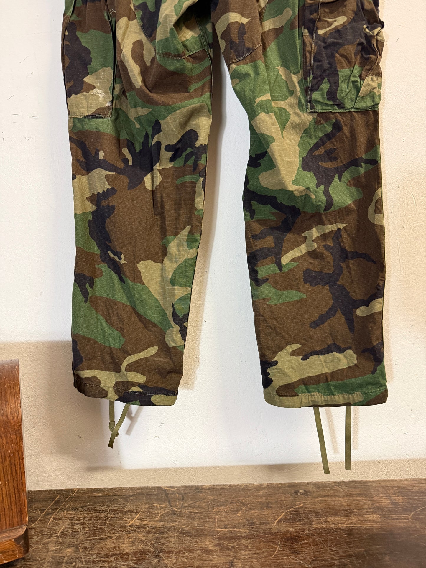 Vintage Woodland Camo Cargo Pants Us Army Rip Stop “W33”