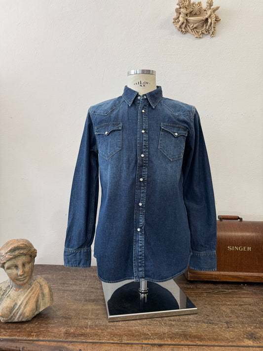 Western “Jeckerson” Denim Shirt - S, M, L