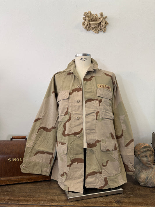 Vintage BDU Camo Jacket Ripstop US Army – L/XL