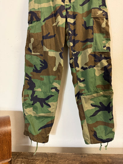 Vintage Woodland Camo Cargo Pants Us Army “W33”