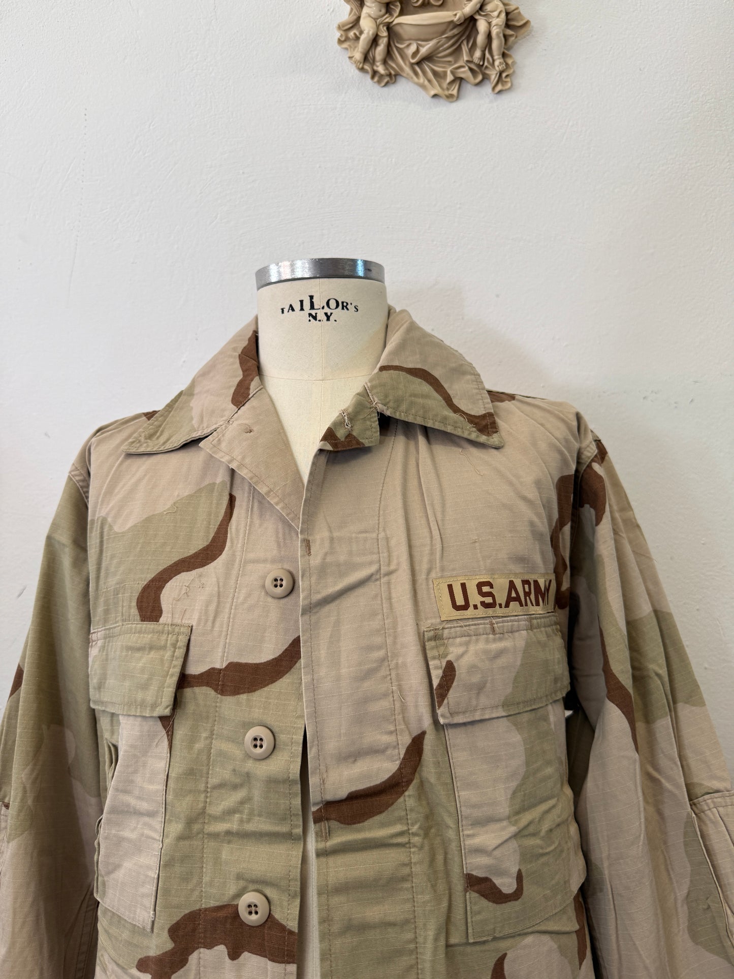 Vintage BDU Camo Jacket Ripstop US Army – XL