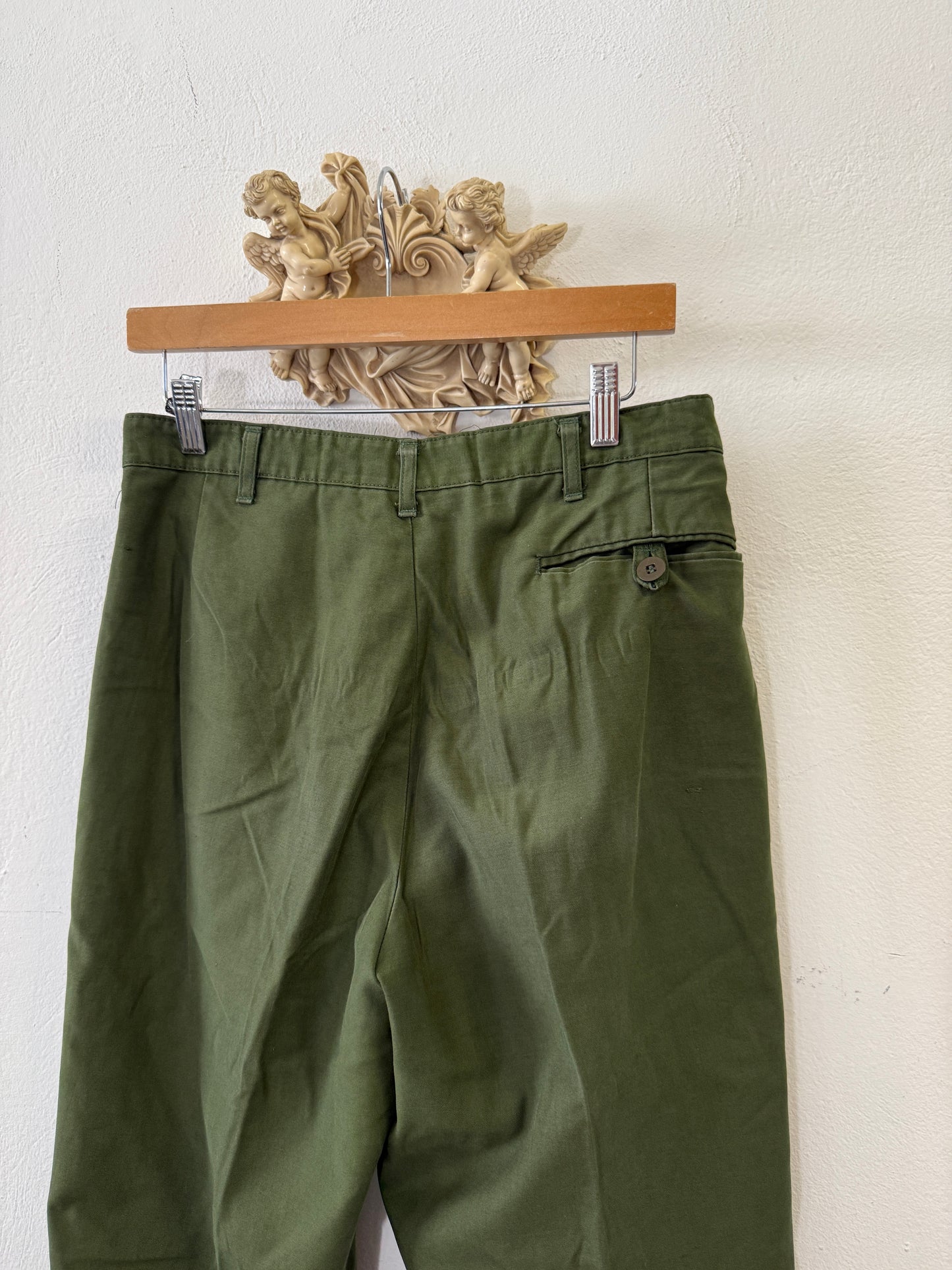 Vintage Swedish Army Fatigue Pants “W30”
